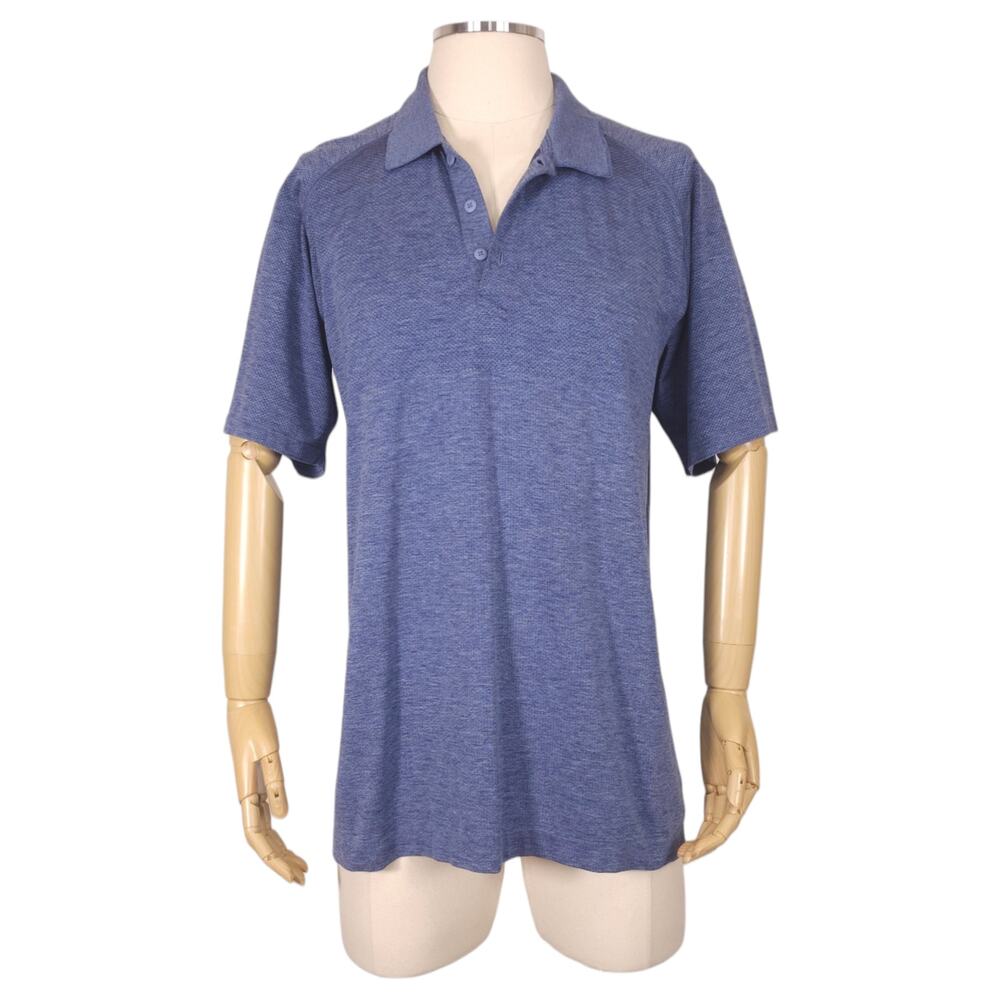 Lululemon Metal Vent Tech Polo 2.0 Midnight Shadow / Tempest Blue Sz XXL